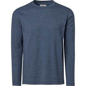 Magellan Outdoors Base Camp Thermal Heathered Long Sleeve Men's Large Blue